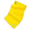 FaceSoft Eco Friendly Gym Towel for Working Out - Soft and Absorbent Cotton Exercise Towel - No Synthetic Microfibers or Plastics - Sweat Towel for Gym, Fitness, Sports, Yoga - Yellow - 1 Pc view 1