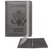 WALNEW Passport Holder for Travel, RFID Passport Cover Wallet for Women Men, PU Leather Passport Book Card Holder Case with Pen (Upgraded, Upgraded-Gray) view 1