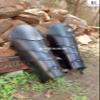 Nautical-Mart Medieval Leg Armor Leather Greaves Halloween Costume view 4