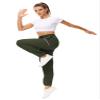 Cakulo Plus Size Pants for Women Cargo Hiking Work Golf Travel Camping Waterproof Rain Quick Dry Light Weight Pants Pockets Army Green 2XL view 4