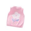 Baby Girls Sweater Vest Flower Baby Autumn Children Knit Vest Pullover Kids Sweater Top Toddler Clothes O-Neck Pink 6 view 1