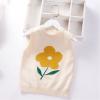 Baby Girls Sweater Vest Flower Baby Autumn Children Knit Vest Pullover Kids Sweater Top Toddler Clothes O-Neck Pink 6 view 2