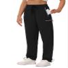 Cakulo Cargo Hiking Pants Women Summer Golf Travel Camping Work Waterproof Rain Quick Dry Light Weight Stretchy Pants Pockets Black M view 1