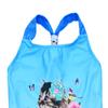 CinCili Girls One Piece Swimsuits Crossback Swimwear Beach Bathing Suit 3-14 Years (S, lanmao) view 3