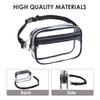 Clearworld Clear Fanny Pack for Women Men, Stadium Approved Waist Pack with Adjustable Strap,Fashion Belt Bag for Festival, Games,Travel and Concerts view 4