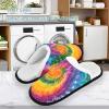 Boccsty Abstract Swirl Tie Dye Spa Slippers Abstract Rainbow House Slippers Memory Foam Slippers Indoor Outdoor Non-Slip Home Shoes L for Men Woman view 3