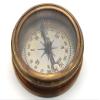 AYZCORP Engraved Sundial Compass with Leather CASE|Antique Compass|British European Style Nostalgic Retro Compass,Outdoor Compass,Baptism Gifts,Birthday,Mothers Day (Everyday I Think of You) view 4