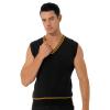 Alvivi Mens Casual Stretchy Sleeveless V-Neck Knitted Vest Tank Top Fall Winter Cardigan Waistcoat Yellow Small view 3