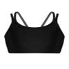 Loodgao Kids Girls Basic Solid Color Crop Top Camisole Yoga Sport Bras Undershirts Ballet Gymnastics Dance Workout Tops Black 16 Years view 1