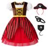 ReliBeauty Girls Pirate Dress Sea Buccaneer Costume, 10-12/150 view 1