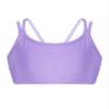 Loodgao Kids Girls Basic Solid Color Crop Top Camisole Yoga Sport Bras Undershirts Ballet Gymnastics Dance Workout Tops Purple 12 Years view 1