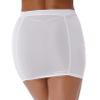 Agoky Women's Summer Casual Basic Stretchy Ruched Bodycon Pencil Tube Short Mini Skirt White One Size view 4