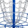 Yaheetech Portable Disc Golf Target Set of 2 for Indoor & Outdoor, Metal Frisbee Golf Basket 12-Chain Flying Disc Golf Target, Sturdy and Robust, Blue view 4