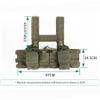emersongear Easy Chest Vest,Tac Paintball Airsoft Vest Use Independently or Disassembled view 2