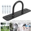 7.92in Battle Rope Wall Ceiling Mount Anchor U-Shaped Design with 4 Anchor Rope Retainer for Suspension Straps, Gymnastic Rings, Aerial Yoga Swing, Hammock, Resistance Band Strength Training view 3