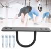 7.92in Battle Rope Wall Ceiling Mount Anchor U-Shaped Design with 4 Anchor Rope Retainer for Suspension Straps, Gymnastic Rings, Aerial Yoga Swing, Hammock, Resistance Band Strength Training view 4