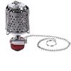 Tentock Lightweight Outdoor Gas Lantern Mini Camping Portable Aluminum Gas Lantern Hanging Glass Lamp with Adapter and Hanging Chain for Hiking Picnic (BL300-F2) view 1