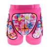 U/D-Kids Deluxe Padded Artistic Skating Shorts for Boys and Girls? 3D Protection Pads for Hip Tail Bone and Butt (Pink, XXS) view 1
