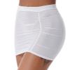 ACSUSS Sexy Women's Sheer Ultra See Through Low Waist Micro Mini Skirts Pencil Skirt 2# White One Size view 1