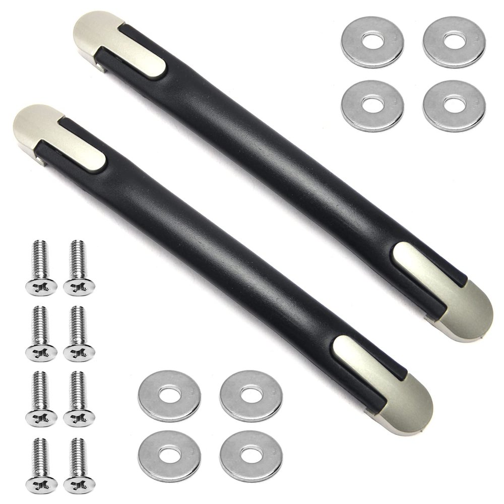 Yinpecly Luggage Handle 230x25mm(LxW Luggage Toolbox Trolley Instrument Case for Suitcase Case, Black 2Pcs