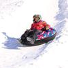 JINCAN Inflatable Sledge, Heavy Duty Freeze Resistant Inflatable Snow Sled Toboggan with Handles for Kids Winter Christmas Snow (Color : A) view 3