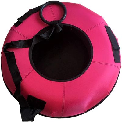 JINCAN Inflatable Sledge, Heavy Duty Freeze Resistant Inflatable Snow Sled Toboggan with Handles for Kids Winter Christmas Snow (Color : E)