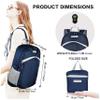 BEMYGREENBAG 35L Foldable Waterproof Backpack For Outdoor Sports With Inside Wet Clothes Compartment Packable For Multiple Uses Ultra Lightweight Ideal For Hiking Men And Women Travel(Dark Blue) view 2