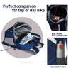 BEMYGREENBAG 35L Foldable Waterproof Backpack For Outdoor Sports With Inside Wet Clothes Compartment Packable For Multiple Uses Ultra Lightweight Ideal For Hiking Men And Women Travel(Dark Blue) view 3
