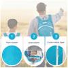 BEMYGREENBAG 35L Foldable Waterproof Backpack For Outdoor Sports With Inside Wet Clothes Compartment Packable For Multiple Uses Ultra Lightweight Ideal For Hiking Men And Women Travel(Sky Blue) view 4