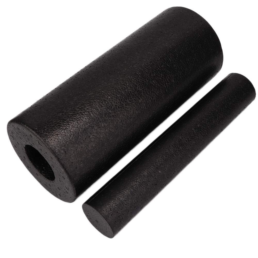 Foam Massage Roller, ANGGREK 2 in 1 Yoga Hollow Column Deep Tissue Massage Foam Roller Set EPP Muscle Relieve Roller Gym Fitness Equipment for Physical Exercise