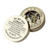 Personalized Compass, Gift for Son, to Our Son, Mom to Son, Dad to Son, Boyfriend, for Customized Compass (to My Son) view 1