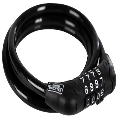 burg-wchter,burg-wchter 2620 1230 C 120 Bicycle Lock, Black