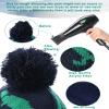SATINIOR 6 Pieces Winter Boys Hat Dinosaur Warm Mittens Set Pompom Baby Knitted Hat Scarf Gloves Earflap Beanie (Stylish Color) view 3