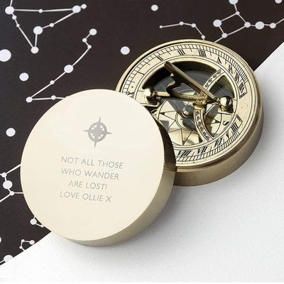 WORLDMART Personalized Compass, Gift for Son, to Our Son, Mom to Son, Dad to Son, Boyfriend, for Customized Compass (Personalised Compass)
