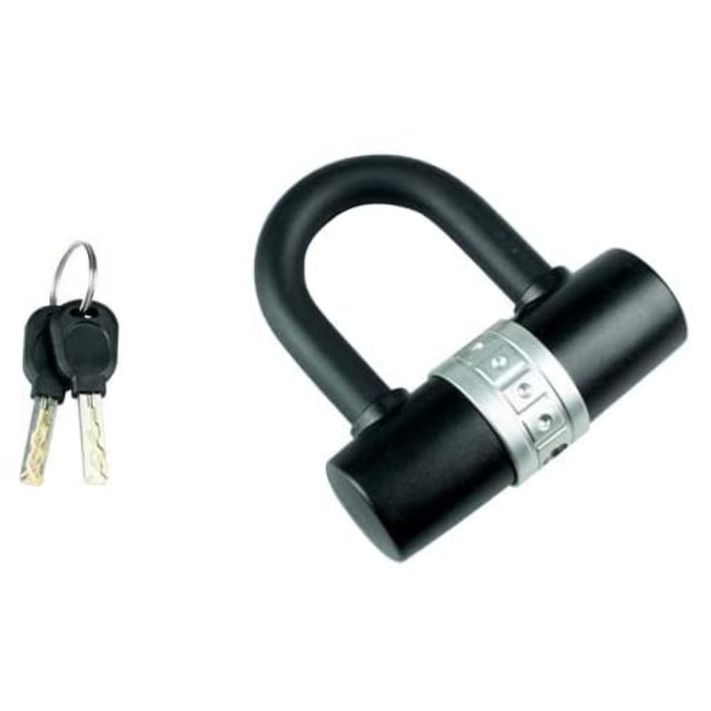 burg-wchter,burg-wchter 1471 1480 HB 100/55 SB Long Shackle Lock, Black