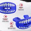 SafeJawz Sports Lip Guard, Football Mouth Guard with Connected Strap, Adults and Junior Breathable Lip Protector for Football, Lacrosse view 3