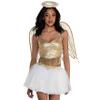 White & Gold "Heaven On Earth" Costume - Womens (Size Small 2-4) - Luxurious & Comfortable Outfit Perfect For Halloween, Parties & Cosplay - 1 Set view 1