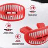 SafeJawz Sports Lip Guard, Football Mouth Guard with Connected Strap, Adults and Junior Breathable Lip Protector for Football, Lacrosse view 3