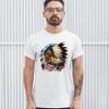 Native American Chief T-Shirt War Bonnet Dreamcatcher Indigenous Men's Tee White Small view 2