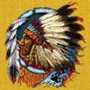 Native American Chief T-Shirt War Bonnet Dreamcatcher Indigenous Men's Tee White Small view 3