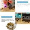 5-Tiers Foam Roller/Yoga Mat/Ballet Mat Storage Rack for Hanging Yoga Strap, Resistance Bands for Home Gym & Studio, Multifunctional Organizer Metal Shelf for Towel Bath Towel (2 Size) view 3