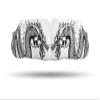 Impact All Sports Mouthguard Lacrosse, Football, Hockey, Basketball, Jiu-Jitsu, and More, Breathable Mouthguard for Youth Adults, Professional Custom-Fit, Dragon White view 1