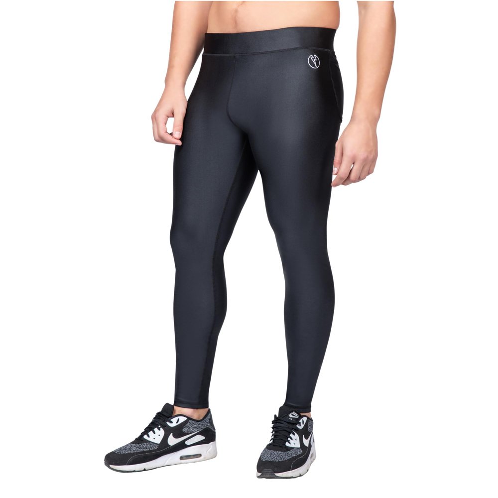 Kapow Meggings Men's Supreme Range Deluxe Compression Leggings with Pockets Eclipse