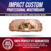 Impact All Sports Mouthguard Lacrosse, Football, Hockey, Basketball, Jiu-Jitsu, and More, Breathable Mouthguard for Youth Adults, Professional Custom-Fit, Cyclops Eye view 2
