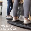 FluidStance The Plane Balance Board | Small Fleet for Office Team | Recycled, Eco-Friendly, USA Made Materials | Anti-Slip Surface | Standing Desk Accessory | 5 Boards & Rack view 3