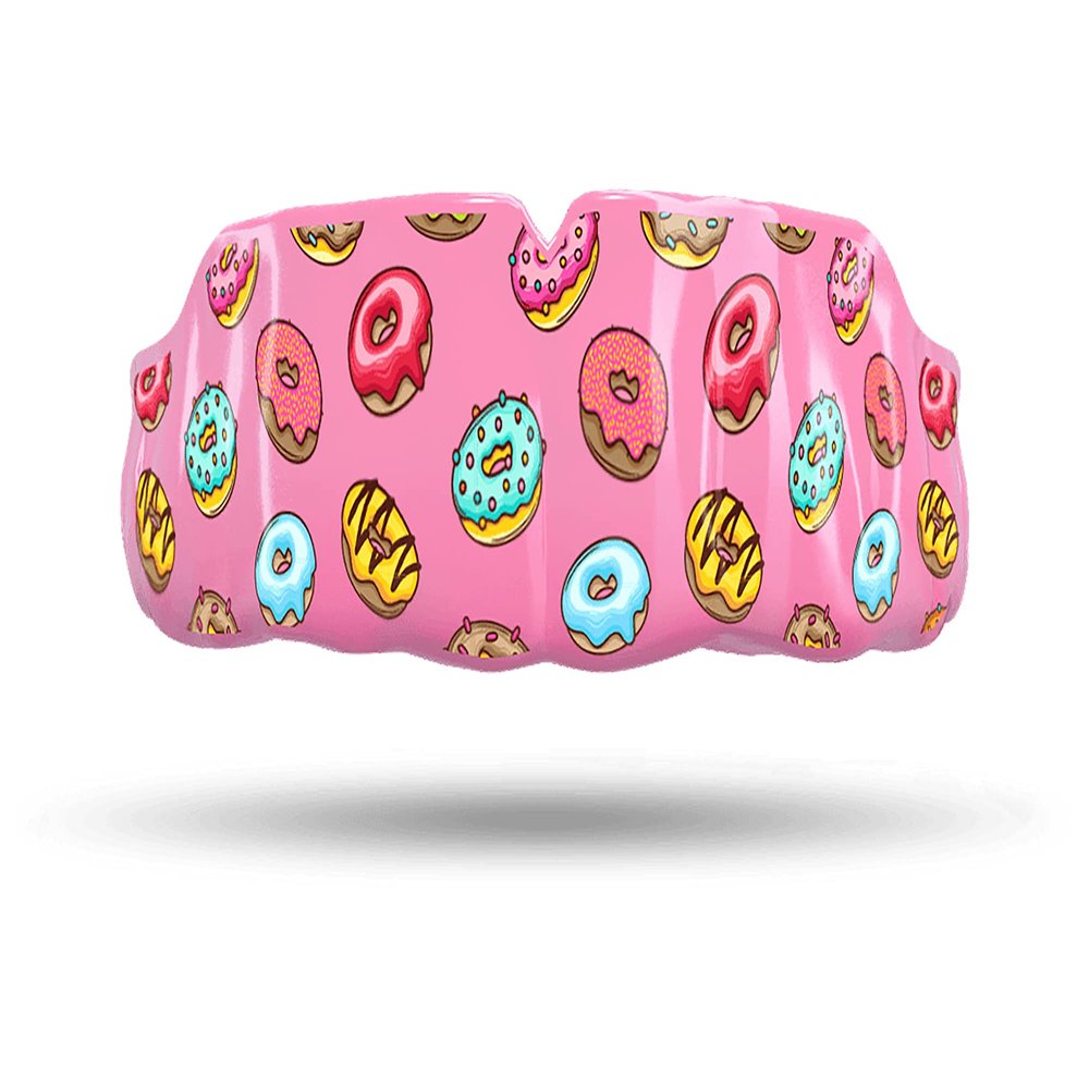 Impact All Sports Mouthguard Lacrosse, Football, Hockey, Basketball, Jiu-Jitsu, and More, Breathable Mouthguard for Youth Adults, Professional Custom-Fit, Donuts