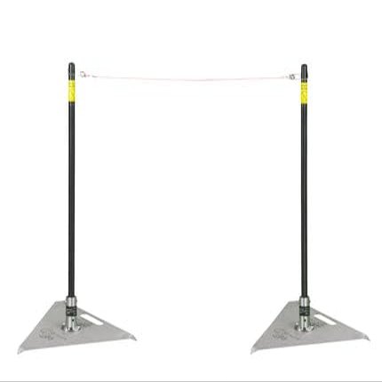 G Tee Pitching Sticks, 24" (61cm) Baseball/Softball Pro Base Assembly (16" x 16" x 16") | Flexible String | Pro Stainless Steel & Aluminum Base | Best Training Equipment for All Ages & Skill Levels