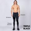 Kapow Meggings Men's Supreme Range Deluxe Compression Leggings with Pockets view 2