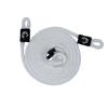 1/2" x 6' White Solid Braid Fender Line (Sold in Pairs) - Made in USA view 1