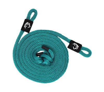 3/8" x 10' Teal Solid Braid Fender Line (Sold in Pairs) - Made in USA